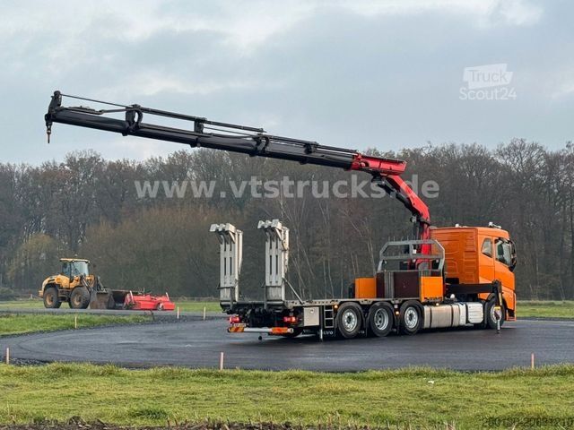 Grue montée sur camion VOLVO FH 510 8x2 Palfinger Lift+Lenk Voll LUFT