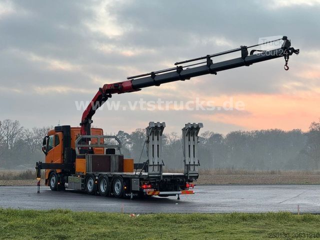 Grue montée sur camion VOLVO FH 510 8x2 Palfinger Lift+Lenk Voll LUFT