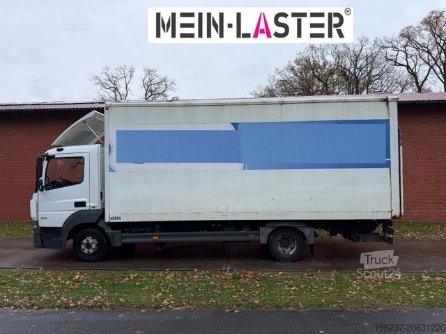 Vrachtwagen met bakwagen MERCEDES-BENZ Atego 816 LBW AHK 3 Sitzer