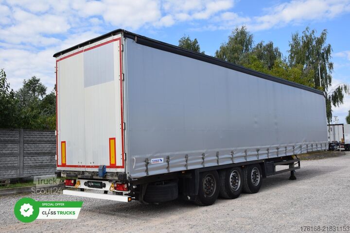 Avoin puoliperävaunu pressulla SCHMITZ CARGOBULL SCS24/L