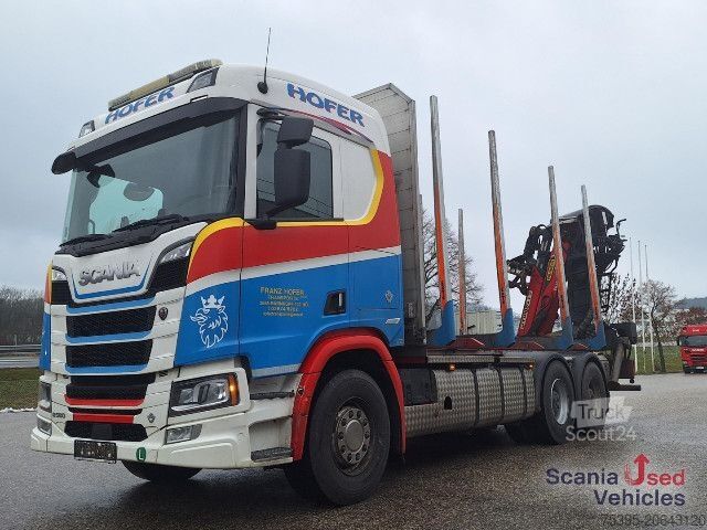 Lesnický nákladní automobil Scania R 580 B6x4NB+Epsilon M12 Z