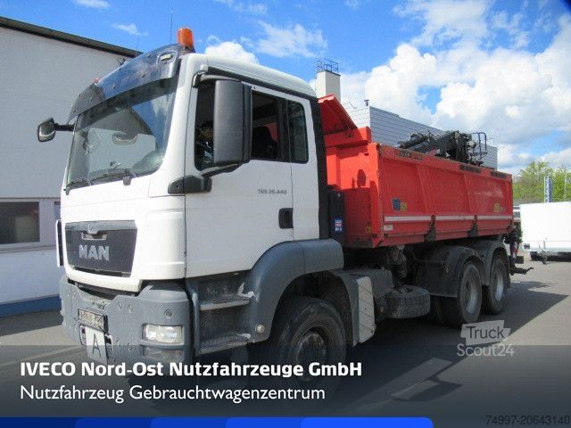 Tipvogn MAN 26.440 / 6 x 4 / Jonsered 1100 / Greifer