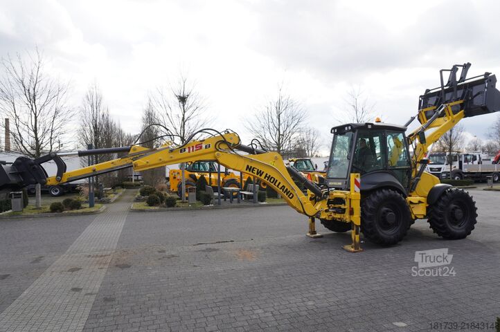 Ekskavatora-iekrāvējs New Holland B115B backhoe loader / 4600 MTH ! / 2020