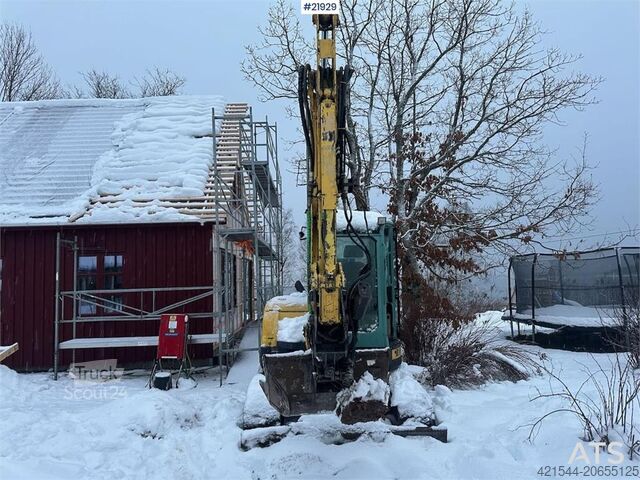 Mini ekskavators Yanmar VIO57-U excavator with rototilt and 3 buckets