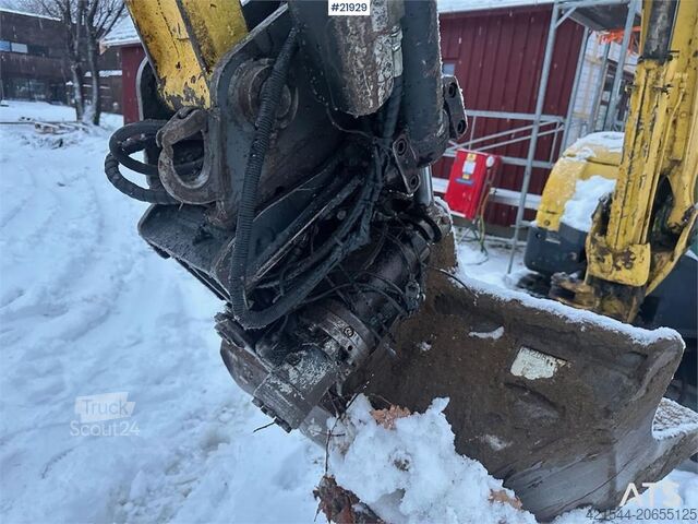 Mini ekskavators Yanmar VIO57-U excavator with rototilt and 3 buckets