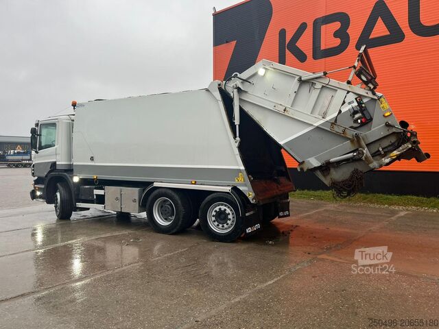 Sadzīves atkritumu mašīna Scania P 320 6x2*4 NTM KG-2K 18 m3