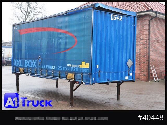 Maināms virsbūves karkass ar platformu un tentu KRONE Wechselbrücke Jumbo BDF 7,82