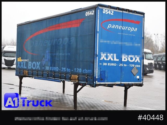 Maināms virsbūves karkass ar platformu un tentu KRONE Wechselbrücke Jumbo BDF 7,82