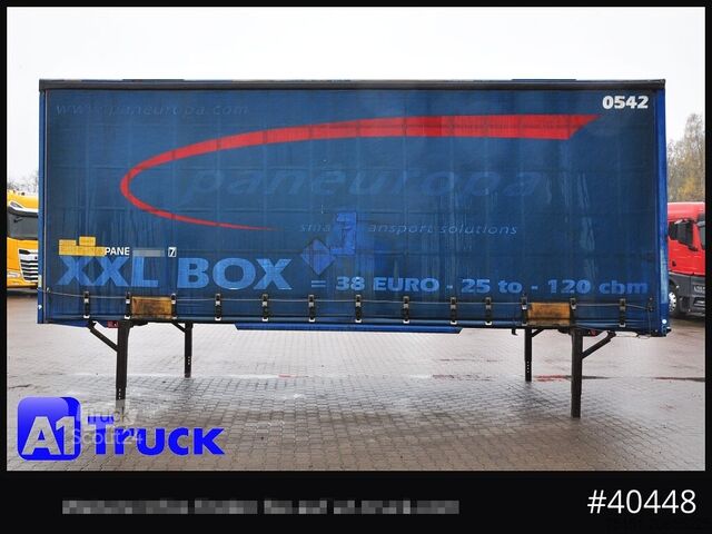 Maināms virsbūves karkass ar platformu un tentu KRONE Wechselbrücke Jumbo BDF 7,82