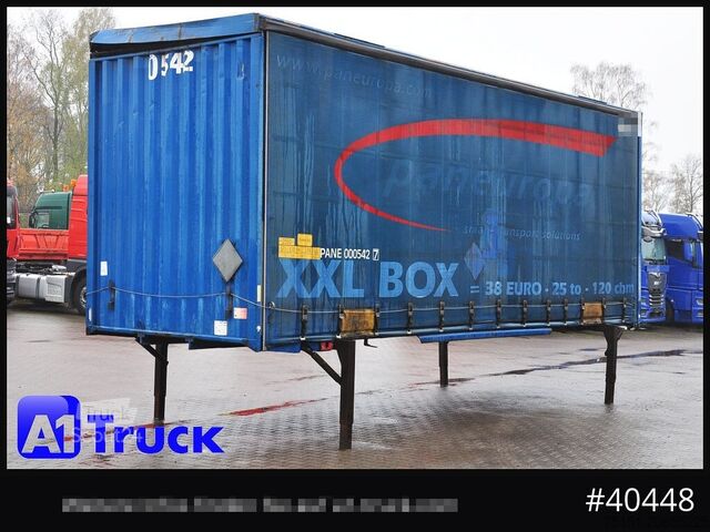 Maināms virsbūves karkass ar platformu un tentu KRONE Wechselbrücke Jumbo BDF 7,82