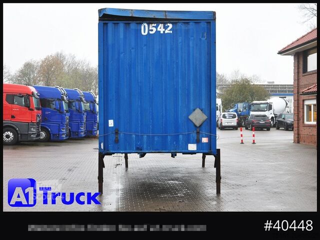 Maināms virsbūves karkass ar platformu un tentu KRONE Wechselbrücke Jumbo BDF 7,82