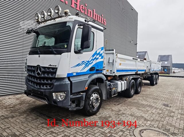 Basculante de 3 lados Mercedes-Benz Arocs 2642 6x4 Meiller 3 Seitenkipper + Schmitz...