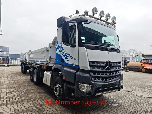 Basculante de 3 lados Mercedes-Benz Arocs 2642 6x4 Meiller 3 Seitenkipper + Schmitz...