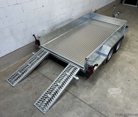 Maschinentransporter und Baggeranhänger Saris Magnum Explorer 3000 Force one Maschinentranspor