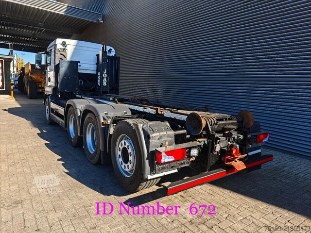 Sistema de brazo de gancho MAN TGS 35.480 8x4 tridem Joab 20 Tons Hooklift