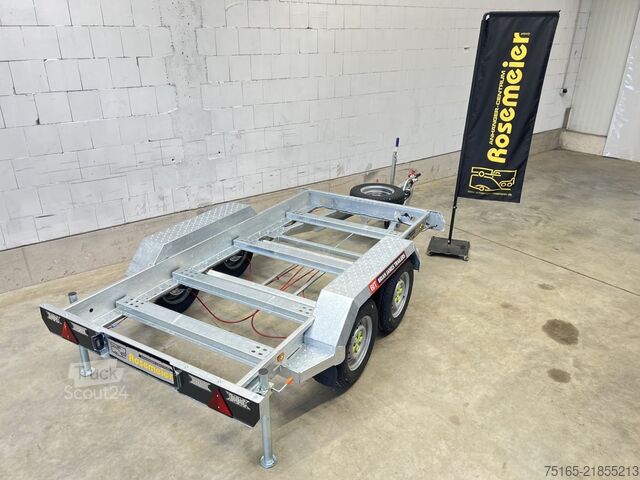 Mašinų transportavimo priekabos ir ekskavatorių priekabos Brian James Chassis Plant Generator Maschinentransporter