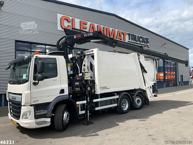  DAF FAN CF 290 Euro 6 Hiab 21 Tonmeter laadkraan
