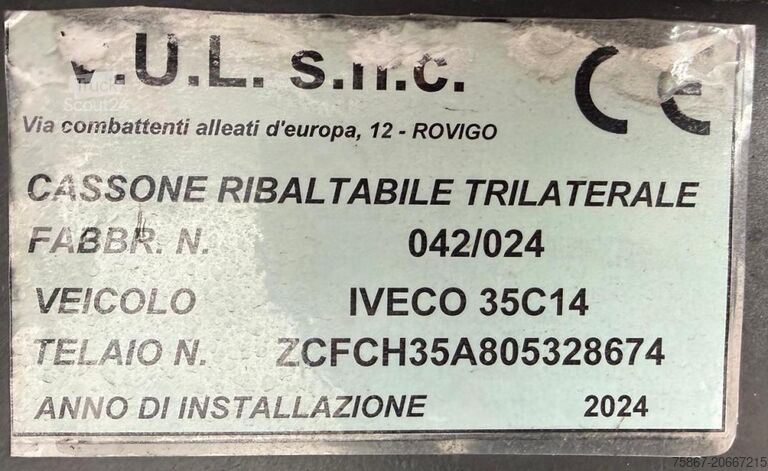 Damperli kamyon Iveco DAILY 35C14