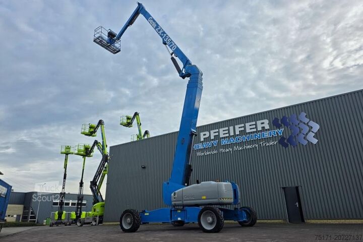 Artikulisan teleskopski bum lift Genie ZX135/70 Diesel, 4x4x4 Drive, 43m Lifting Height,