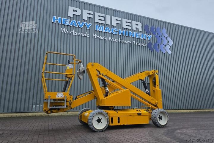 Artikulisan teleskopski bum lift Snorkel A38E As-Is, Electric, 13.5m Working Height, 6.1m R