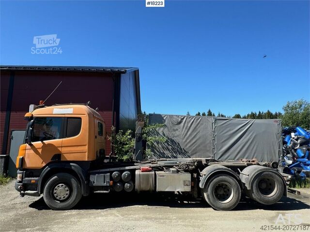 System för krokarm Scania 124G hook truck w/ Palift hook with articulation S