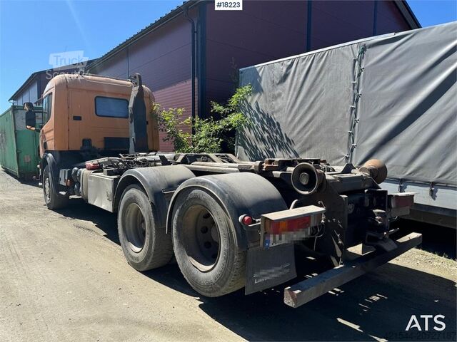 System för krokarm Scania 124G hook truck w/ Palift hook with articulation S