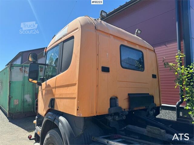 System för krokarm Scania 124G hook truck w/ Palift hook with articulation S