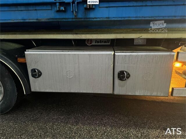 Gantry armsystem Istrail hook trailer with tipper