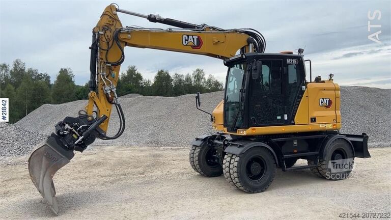 Kāpurķēžu ekskavators CAT M315 wheel digger w/ tilt and bucket