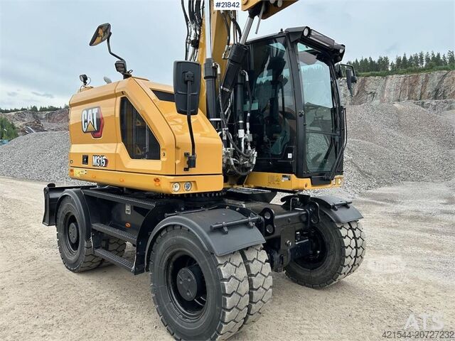 Kāpurķēžu ekskavators CAT M315 wheel digger w/ tilt and bucket