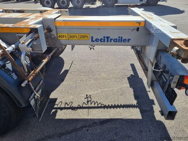 Langmaterial-Sattelauflieger Lecitrailer PORTE CONTAINERS 2017