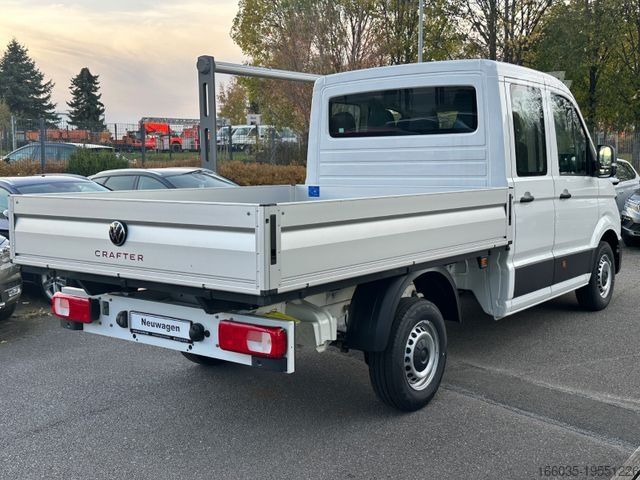 Pritschenwagen VOLKSWAGEN Crafter 35 Doka Facelift L3 MR 7 Sitze GRA LED