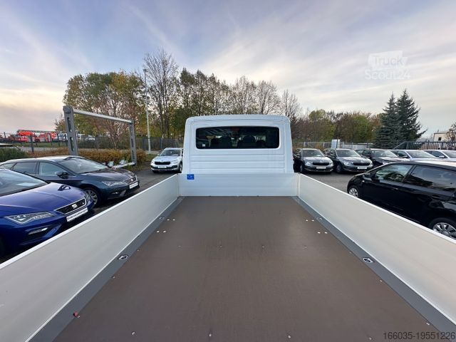 Pritschenwagen VOLKSWAGEN Crafter 35 Doka Facelift L3 MR 7 Sitze GRA LED