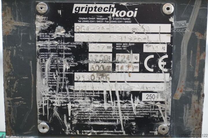 Vork GRIPTECH GRIPTECH RG4-35-1200-850