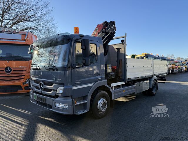 Vrachtauto met open laadbak Mercedes-Benz Atego 1524 Palfinger 12002 bis 19 Meter