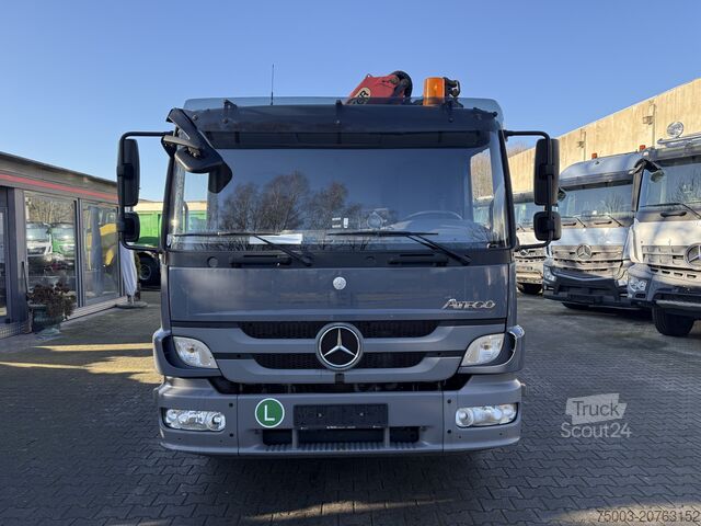Vrachtauto met open laadbak Mercedes-Benz Atego 1524 Palfinger 12002 bis 19 Meter