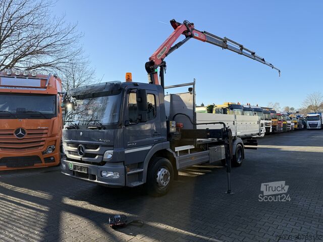 Vrachtauto met open laadbak Mercedes-Benz Atego 1524 Palfinger 12002 bis 19 Meter