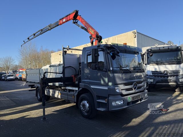 Vrachtauto met open laadbak Mercedes-Benz Atego 1524 Palfinger 12002 bis 19 Meter