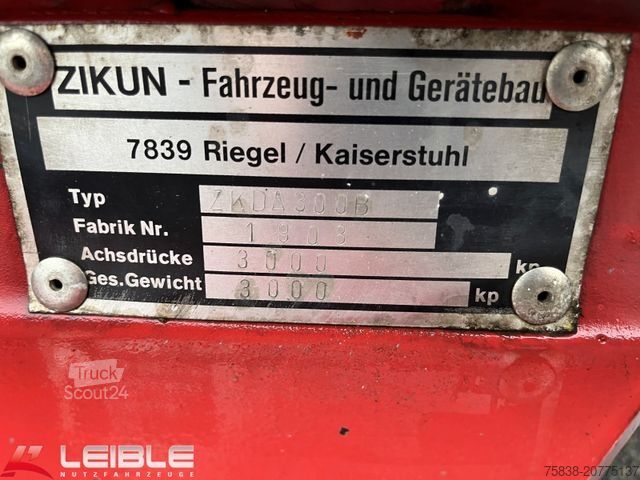 Road sweeper  BIOTEC No1*Ölspurbeseitigung + Anhänger Zikun