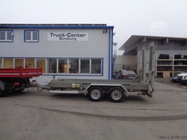 Rimorchio a pianale ribassato HUMBAUR HS 105020 BS Maschinentransporter 5 Meter