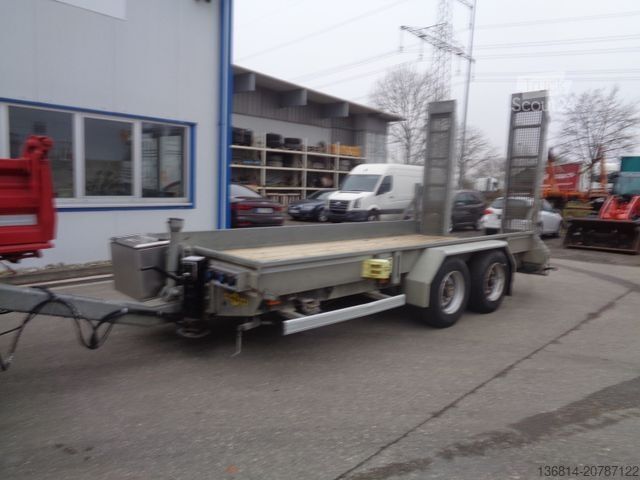 Rimorchio a pianale ribassato HUMBAUR HS 105020 BS Maschinentransporter 5 Meter