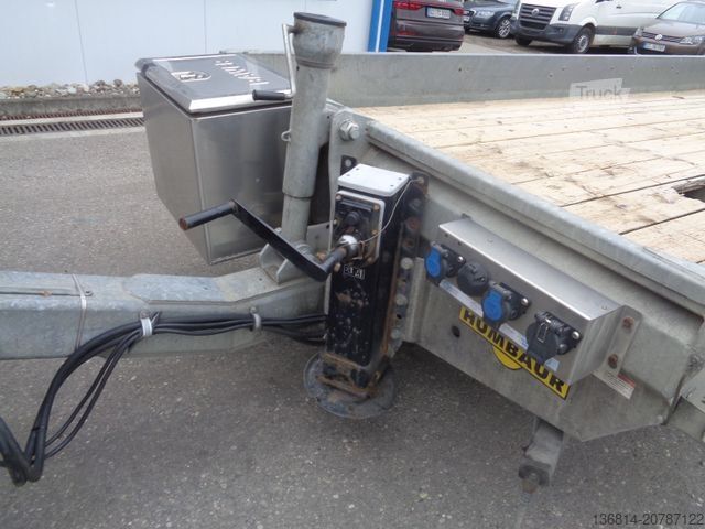 Rimorchio a pianale ribassato HUMBAUR HS 105020 BS Maschinentransporter 5 Meter