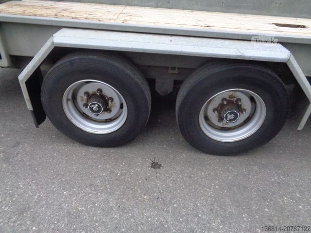 Rimorchio a pianale ribassato HUMBAUR HS 105020 BS Maschinentransporter 5 Meter