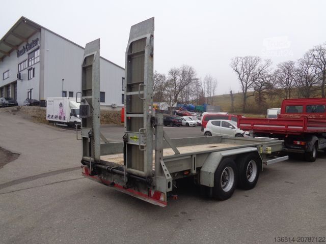 Rimorchio a pianale ribassato HUMBAUR HS 105020 BS Maschinentransporter 5 Meter