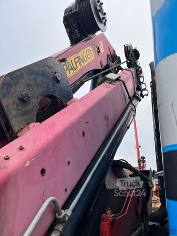 Camion basculante trilateral MERCEDES-BENZ 1824 AK 4x4 mit PK 13000 mit Seilwinde-223000km