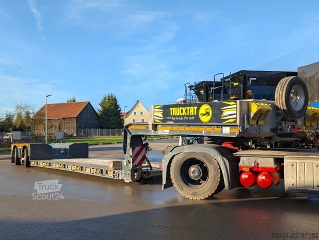 Semirimorchio ribassato FAYMONVILLE MAX 510, Pendelachsen, Voll-Ausstattung, MIETEN?