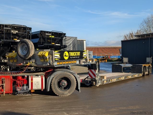 Semirimorchio ribassato FAYMONVILLE MAX 510, Pendelachsen, Voll-Ausstattung, MIETEN?