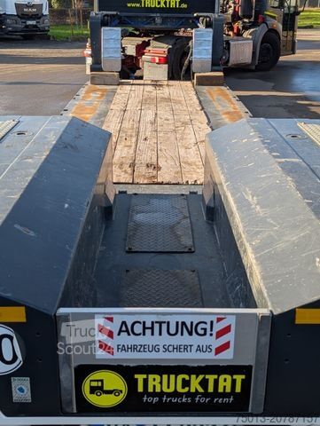 Semirimorchio ribassato FAYMONVILLE MAX 510, Pendelachsen, Voll-Ausstattung, MIETEN?