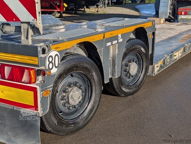 Semirimorchio ribassato FAYMONVILLE MAX 510, Pendelachsen, Voll-Ausstattung, MIETEN?