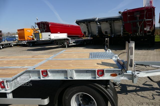 Tieflader Anhänger MÜLLER-MITTELTAL T3 Profi 30,0 Neu, Baggerstiel, Federrampe